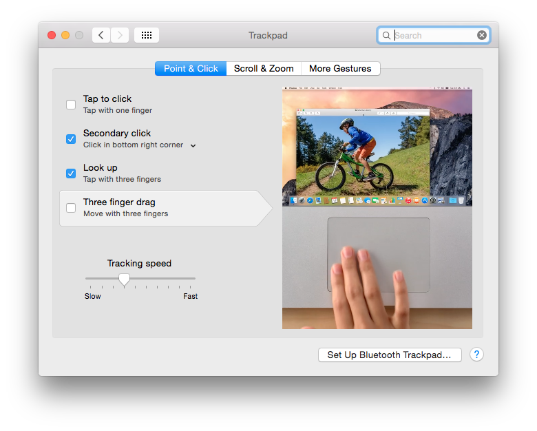 Max OS X Enable Right Click Trackpad
