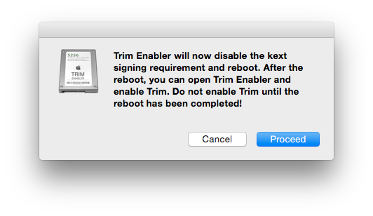 Max OS X Enable Trim