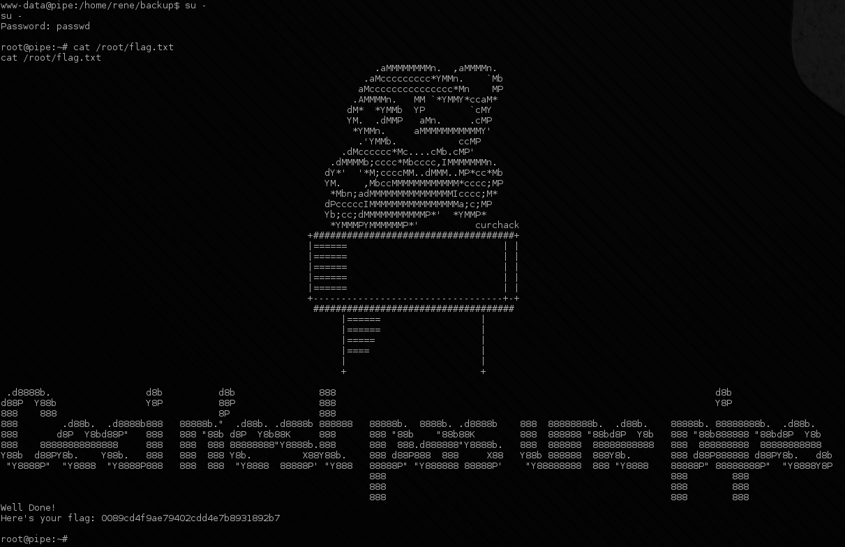 Pipe Root Flag VulnHub